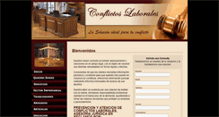 Desktop Screenshot of conflictoslaborales.com.mx